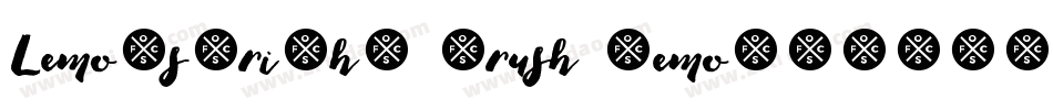 Lemonsbright brush demo字体转换
